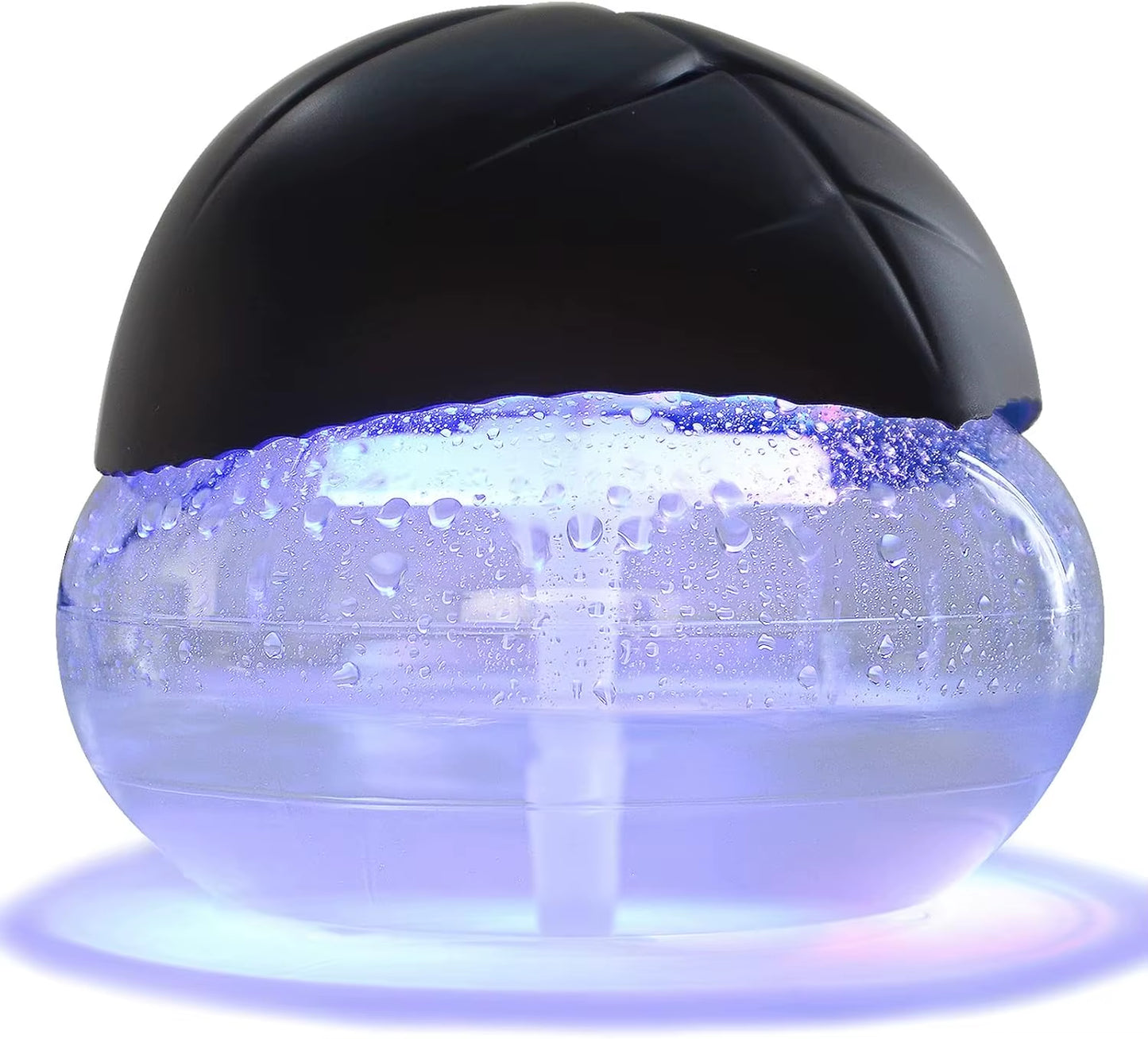 Transform Your Space with the Water-Based Air Purifier & Revitalizer - Black with 7 Color LED Night Light