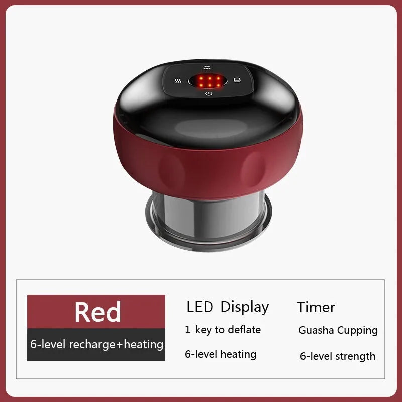 Smart Electric Body Cupping Massager with Heating & Suction for Ultimate Relaxation and Relief