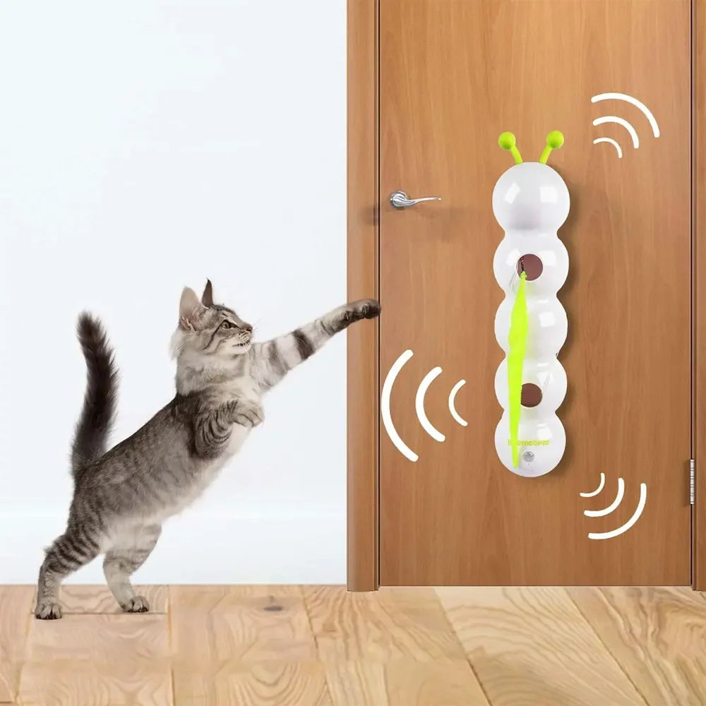 Interactive Caterpillar Smart Cat Toy - Engaging Fun for Indoor Cats!
