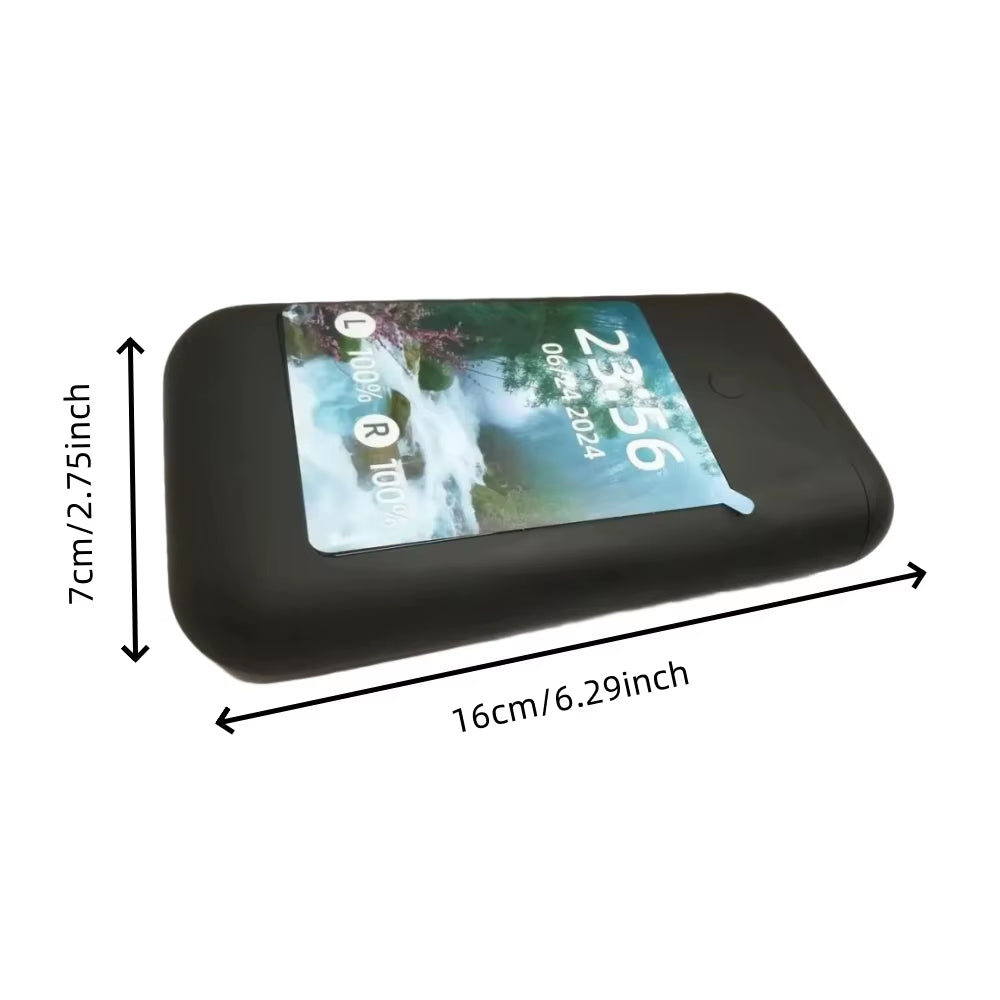 Versatile Bluetooth Wireless Earphones with Touch Screen Charging Case - Perfect for Music, Gaming, and More!