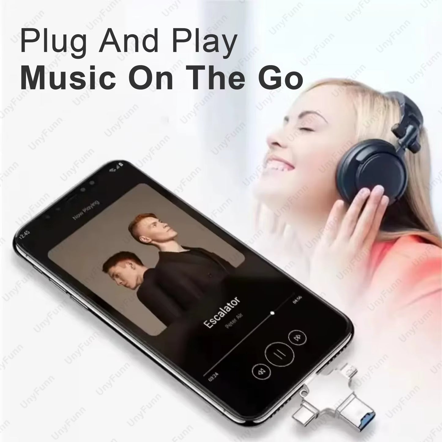 4-in-1 USB Type-C Memory Card Reader: Effortlessly Connect Your iPhone, Android, and PC to Micro SD & TF Cards