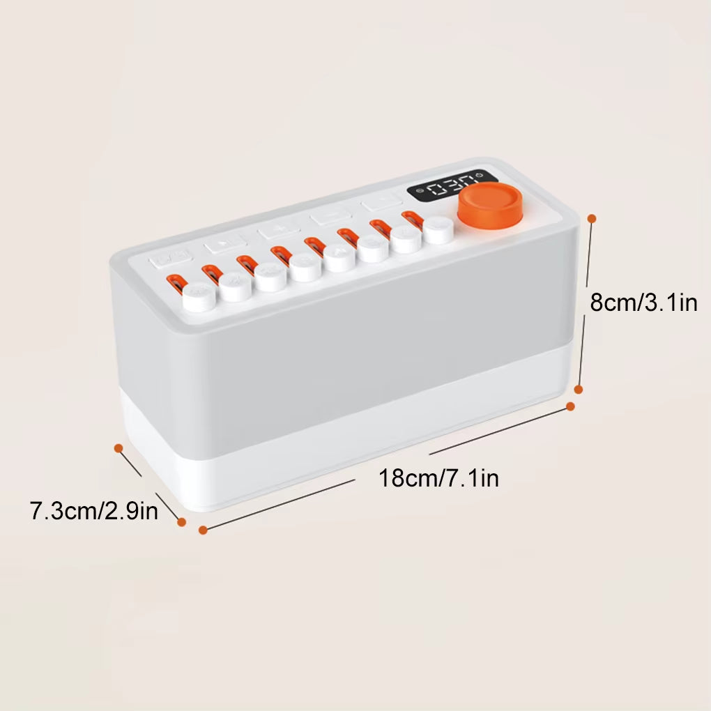 Transform Your Sleep with the Portable White Noise Bluetooth Speaker - Nature Sounds & Timed Shutdown for Ultimate Relaxation