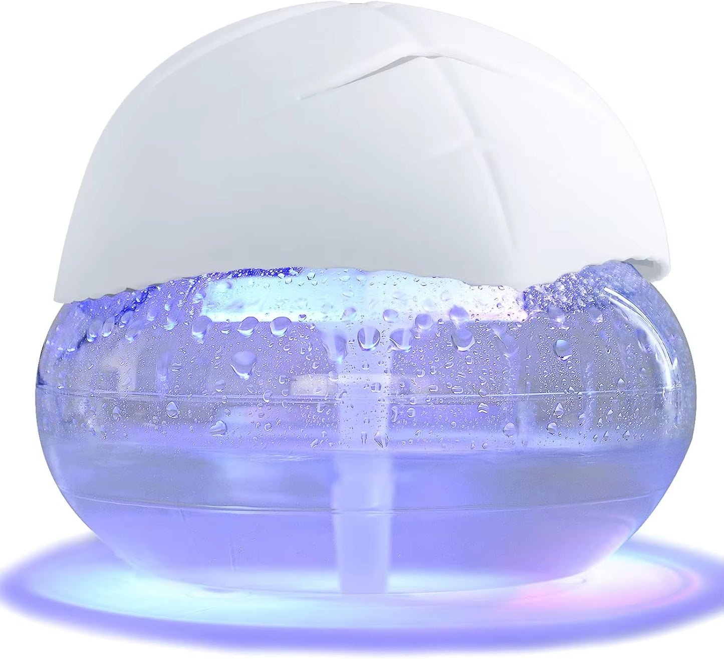 Transform Your Space with the Water-Based Air Purifier & Revitalizer - Black with 7 Color LED Night Light