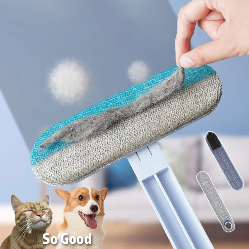 Ultimate Pet Hair Remover Brush - Multi-Function Lint Cleaner for Cats and Dogs, Washable and Easy to Use!