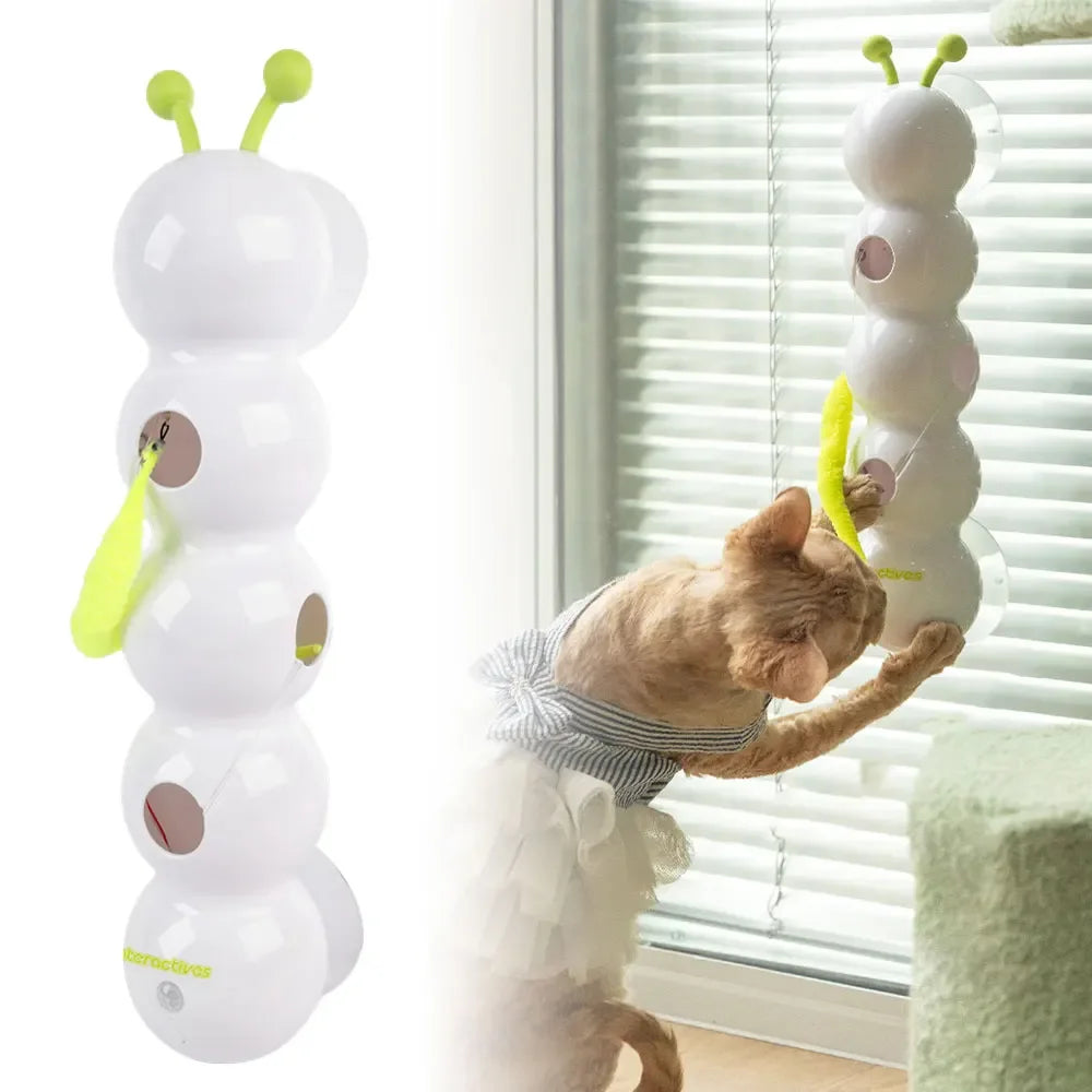 Interactive Caterpillar Smart Cat Toy - Engaging Fun for Indoor Cats!