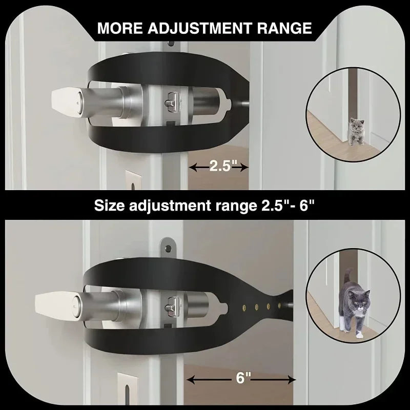 Transform Your Home with the Adjustable Width Fish-Shaped Cat Door Holder Latch - Perfect for Pet Lovers!