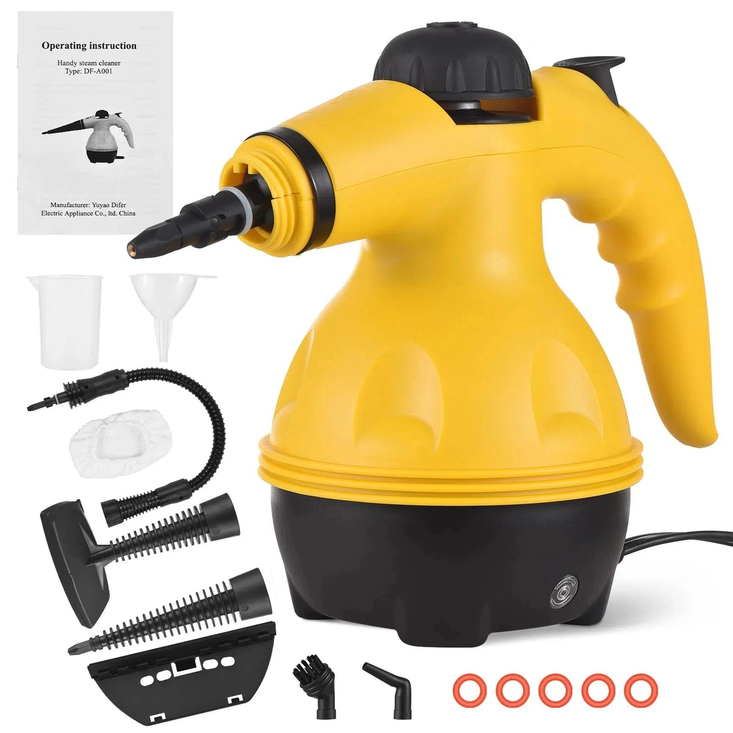 High-Performance Handheld Steam Cleaner for Kitchen, Bathroom, and Car - Ultimate Cleaning Tool!