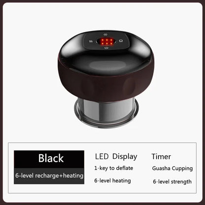 Smart Electric Body Cupping Massager with Heating & Suction for Ultimate Relaxation and Relief