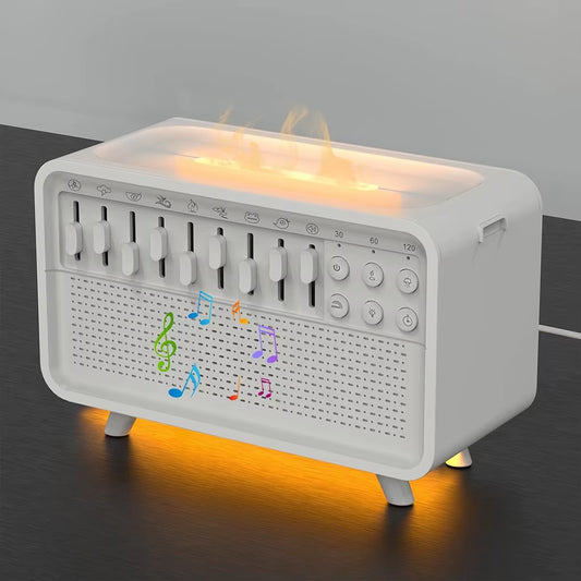 Transform Your Sleep with the Portable White Noise Bluetooth Speaker - Nature Sounds & Timed Shutdown for Ultimate Relaxation